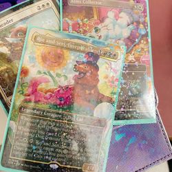 MTG magic The Gathering 90s Binder Series Lisa Frank Style Card Set Holographic 
