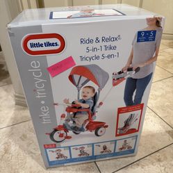 Little Tikes Ride & Relax 5-in-1 Trike Sealed New