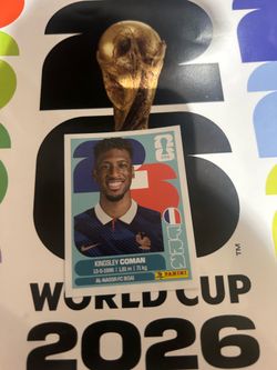 FIFA WORLD CUP Panini Sticker Kingsley Coman