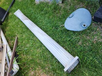 Two Sturdy Aluminum Porch Columns