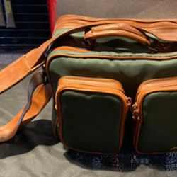 Vintage Coast Camera Bag 12 ½” L x 9” W x 9” H