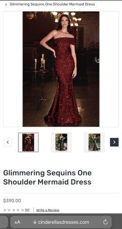 Black Sequin Mermaid Dress