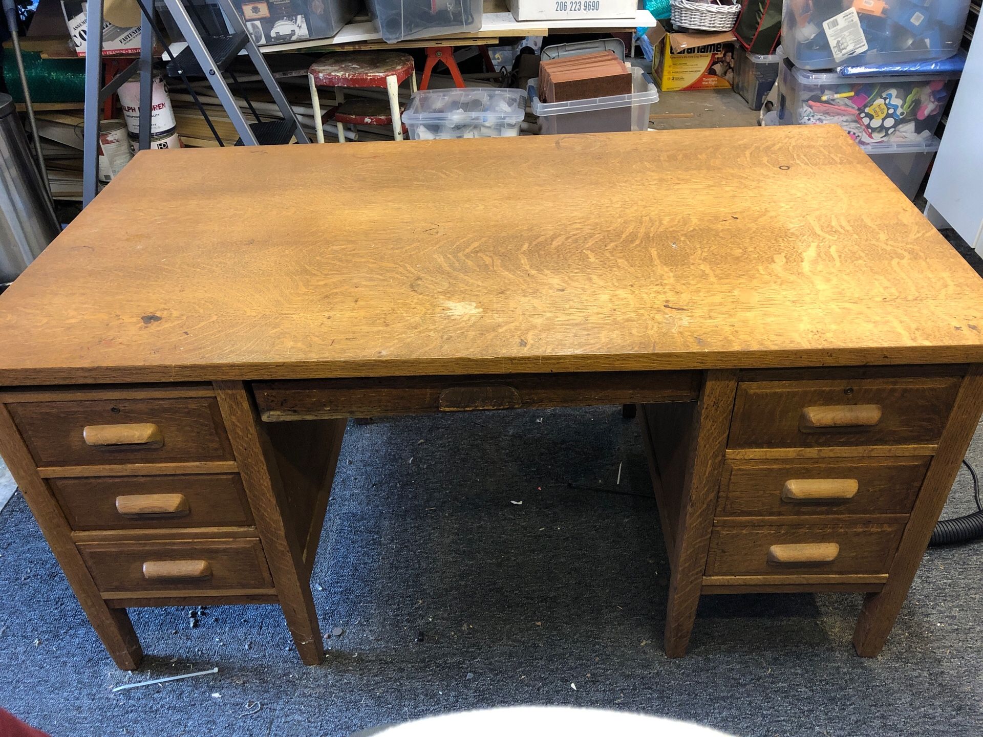 Solid oak teachers desk from 1950’s for Sale in Redmond, WA OfferUp