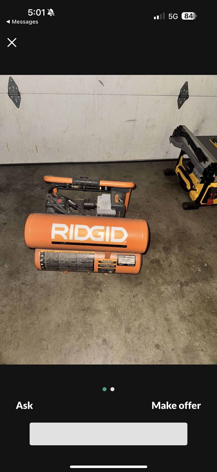 Rigid Twin Stack Oil Free Compressor