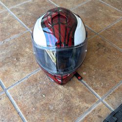 Kids Spider-Man Motor Cycle Helmet Size small 