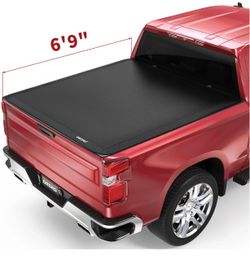 New 6.9ft 2020-2026 Chevy GMC Silverado Sierra 2500HD 3500 HD Bed Roll-Up Tonneau Cover