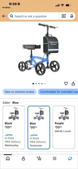 Knee scooter