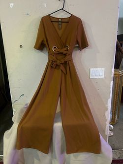Carmel Wide-Leg Belted Jumpsuit