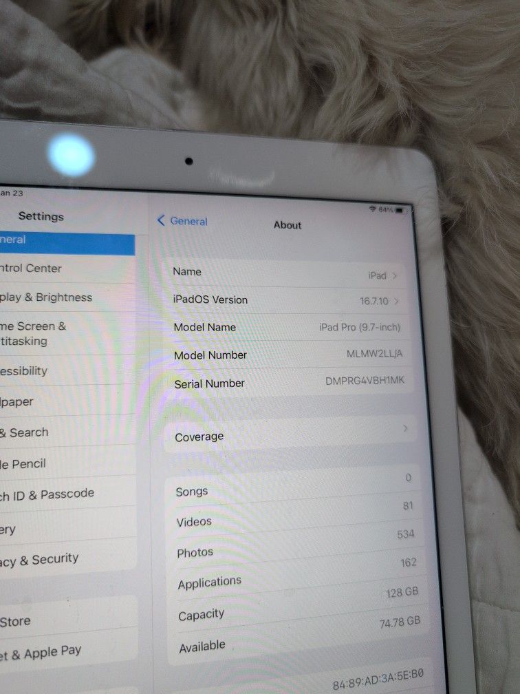 iPad pro 9.7 Inch 128 GB