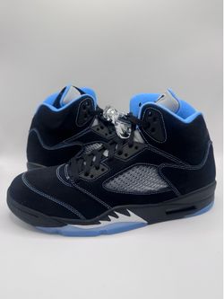 Jordan 5 black university blue size 11 new