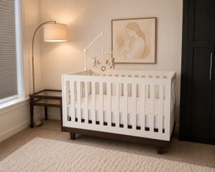 Oeuf Classic Crib + Newton Mattress + Nursery Bundle (Mint Condition)