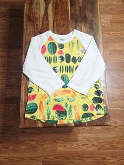 Denim Tears Men's Fruit &Veggies Baseball Tee. Size Large.