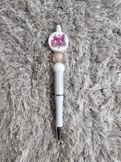 Breast Cancer Beaded Pen