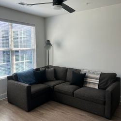 Moving, Beautiful.\nSectional , crate and burl sofa retails for thousands selling for only seven ninety nine cash must go soon