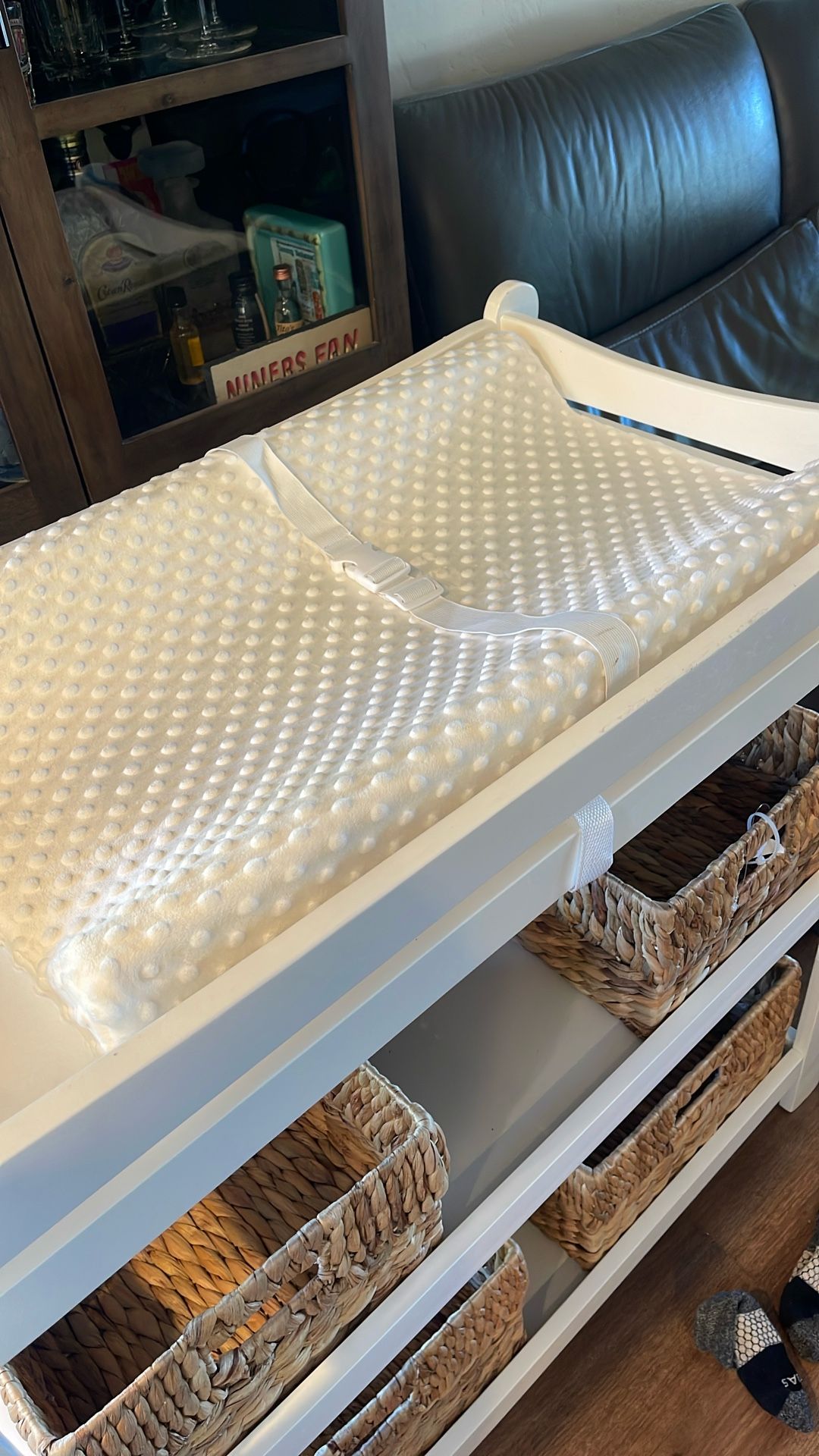 Changing Pad With Minky Cover