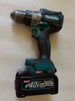 Makita 40v max XGT Hammer Drill + 4.0 Battery