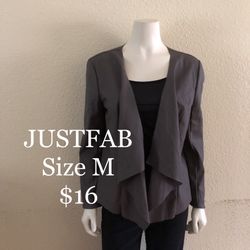 JustFab Ruffle Jacket