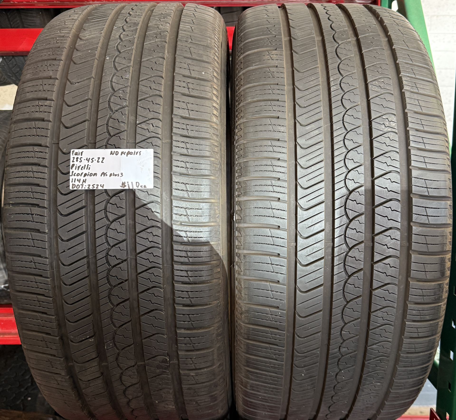 285 45 22 Pirelli