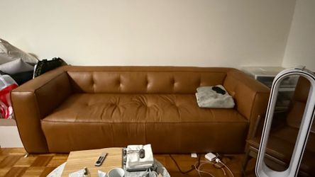 Poly & Bark Leather Sofa