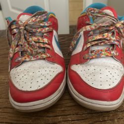 Fruity Pebble dunks