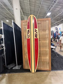 8’8” Velzy longboard surfboard midlenth