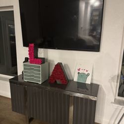 Cute Z Galleria Desk And 60 Inch Tv