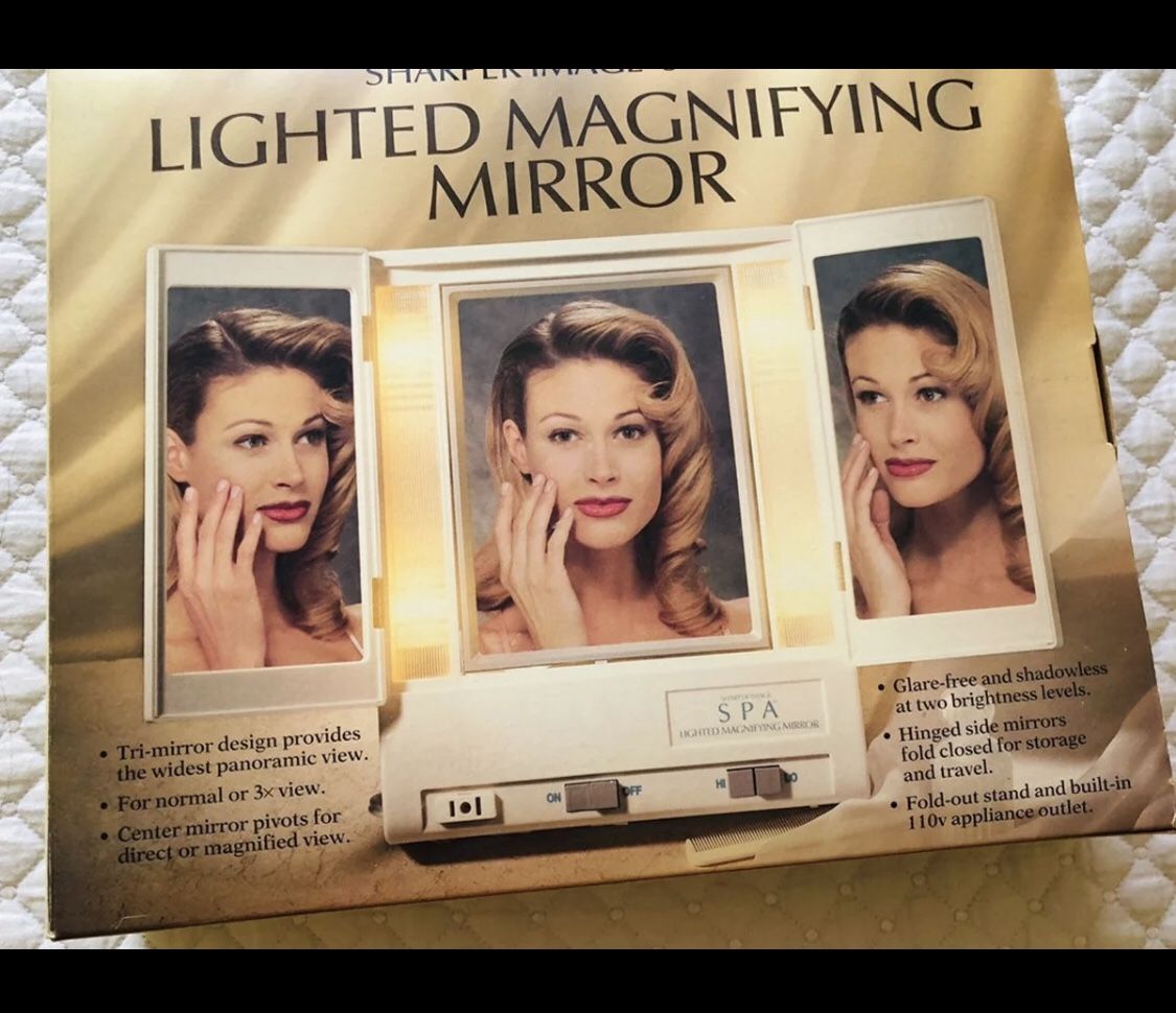 Sharper Image Beauty 3 Way Lighted Mirro