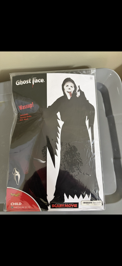 Ghost Face Scary Movie Child Halloween Costume