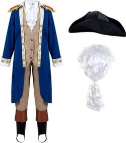 George Washington Costumes Size Medium Kids 