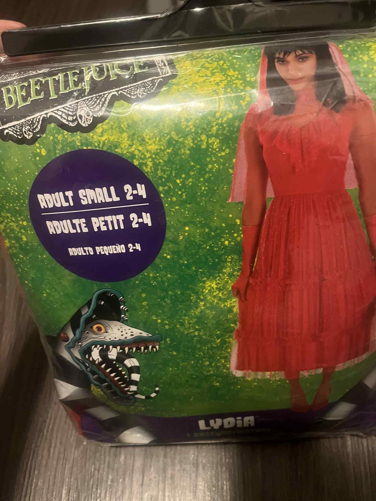 Beetle juice - Lydia costume size Small adults