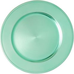 Plastic Charger Plate(turquoise Color)