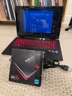 Lenovo Gaming Laptop with Samsung 850 Pro SSD
