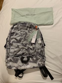 Brand New Off-White Arrow Pattern Backpack