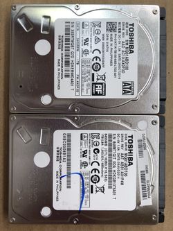 2x 1Tb Hard Drives 2.5” LAPTOP OR DESKTOP SATA FORMATTED PC OR MAC