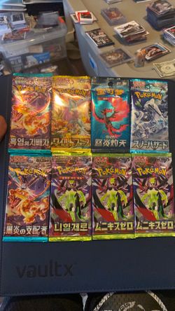 8 Pokémon Booster Packs