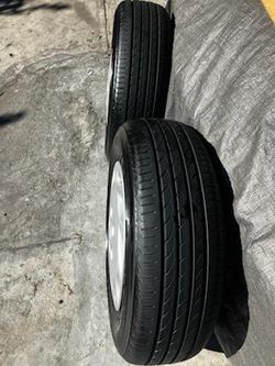 195/70R14 (2) Tires with wheels 95%Tread