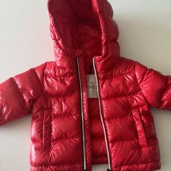 Red Infant Moncler Puffer