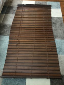 JCP 2” wooden blinds with matching valances