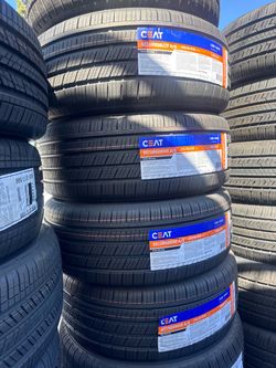 215/55r16 CEAT 4 new tires installed  and balanced