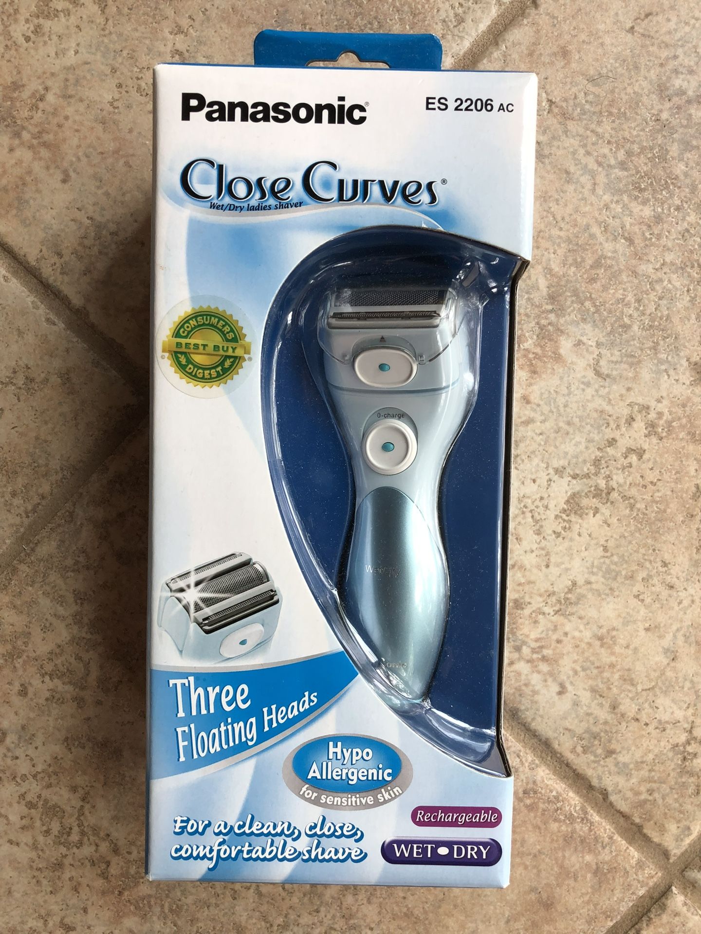 Panasonic Close Curves Rechargable Razor New