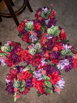 Wine Colored Flower Arrangements
