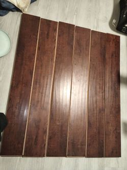 12 piece Brown slide-in flooring.