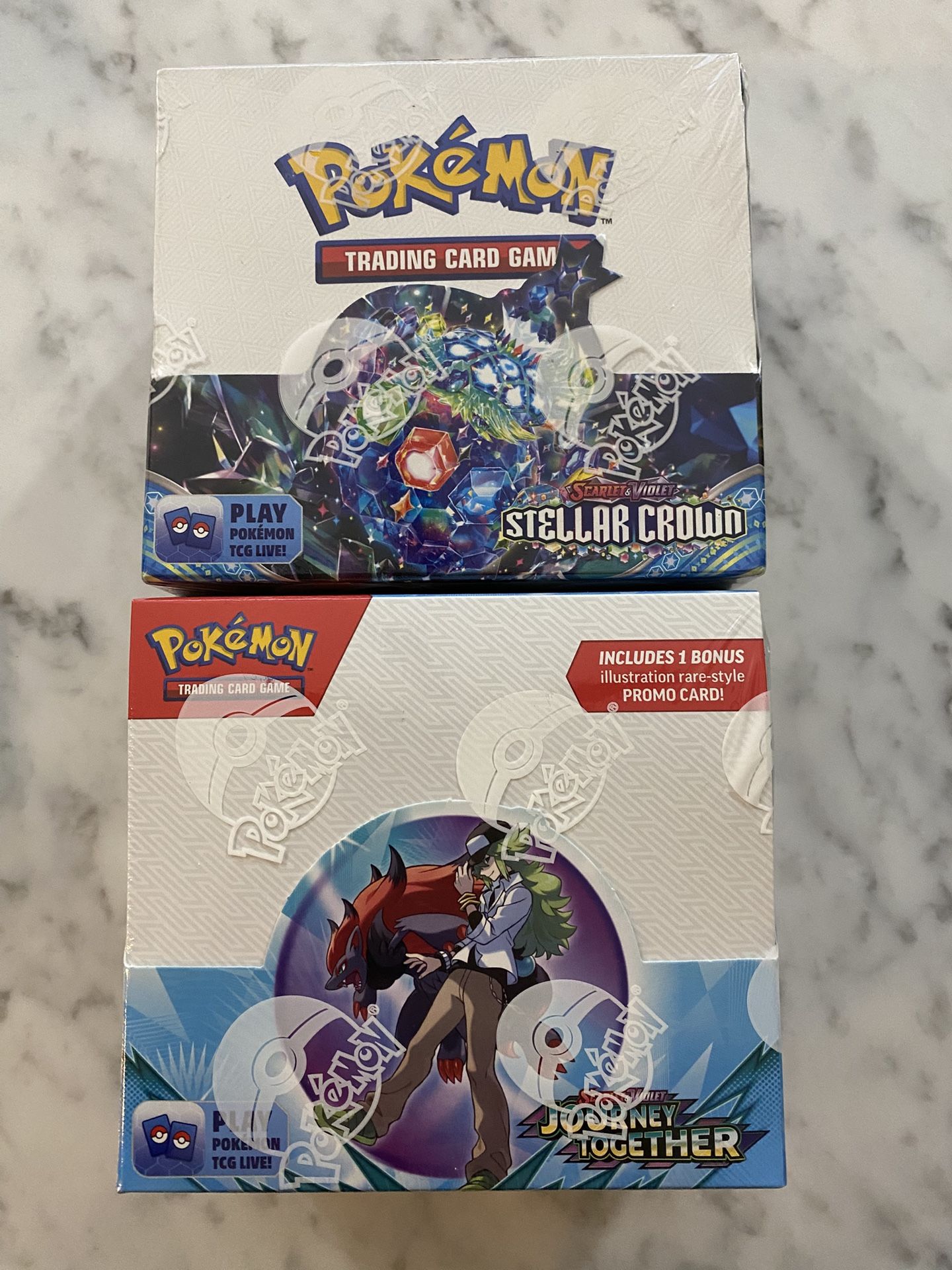 Pokémon Stellar Crown & Journey Together Booster Box Sealed