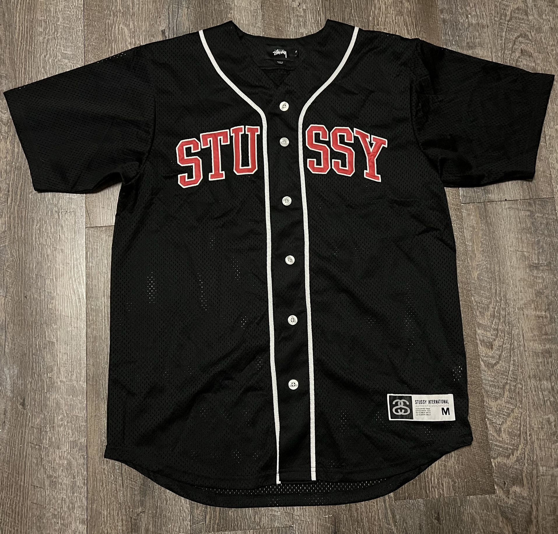 Vintage Stussy Baseball Jersey size Medium
