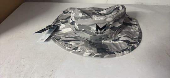 Mission Bucket Hat Gray Camo