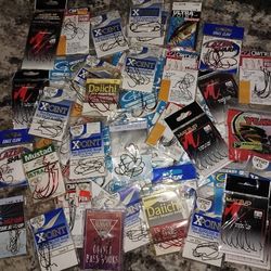 160 assorted packs of hooks