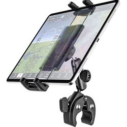 (303039-1) Tablet Yoke Mount, iPad Yoke Clamp Mount for Aircraft, 360° Adjustable Metal Arm Aviation Trainer Tablet Holder for iPad Pro 13 12.9 11, iP
