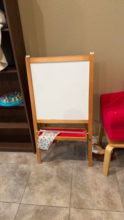 IKEA Kids Wooden Art Easel with Storage Tray
