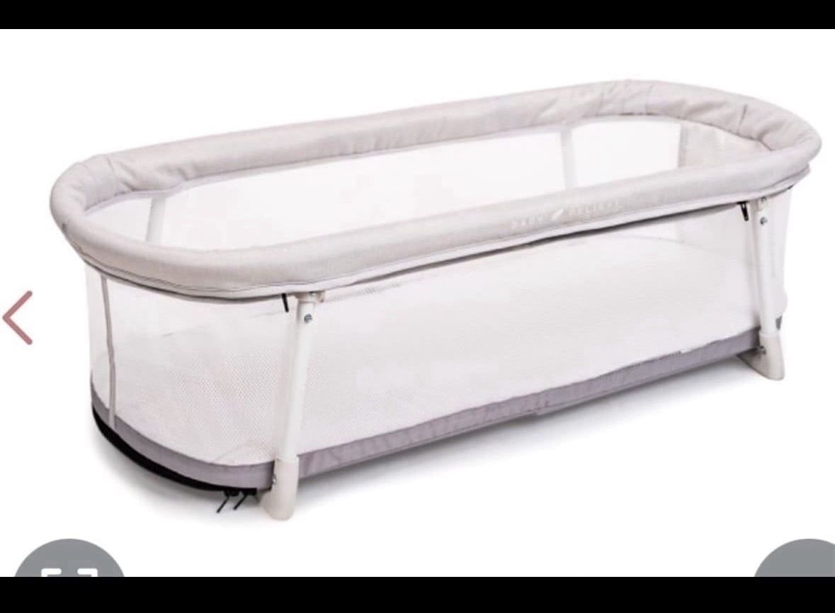 Baby Delight Snuggle Nest Bassinet, Portable Baby Bed, For Infants 0 – 5 Months, Driftwood Grey Open box item INVENTORY NUMBER: 106
