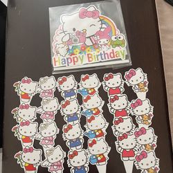 Hello Kitty Cake Toppers